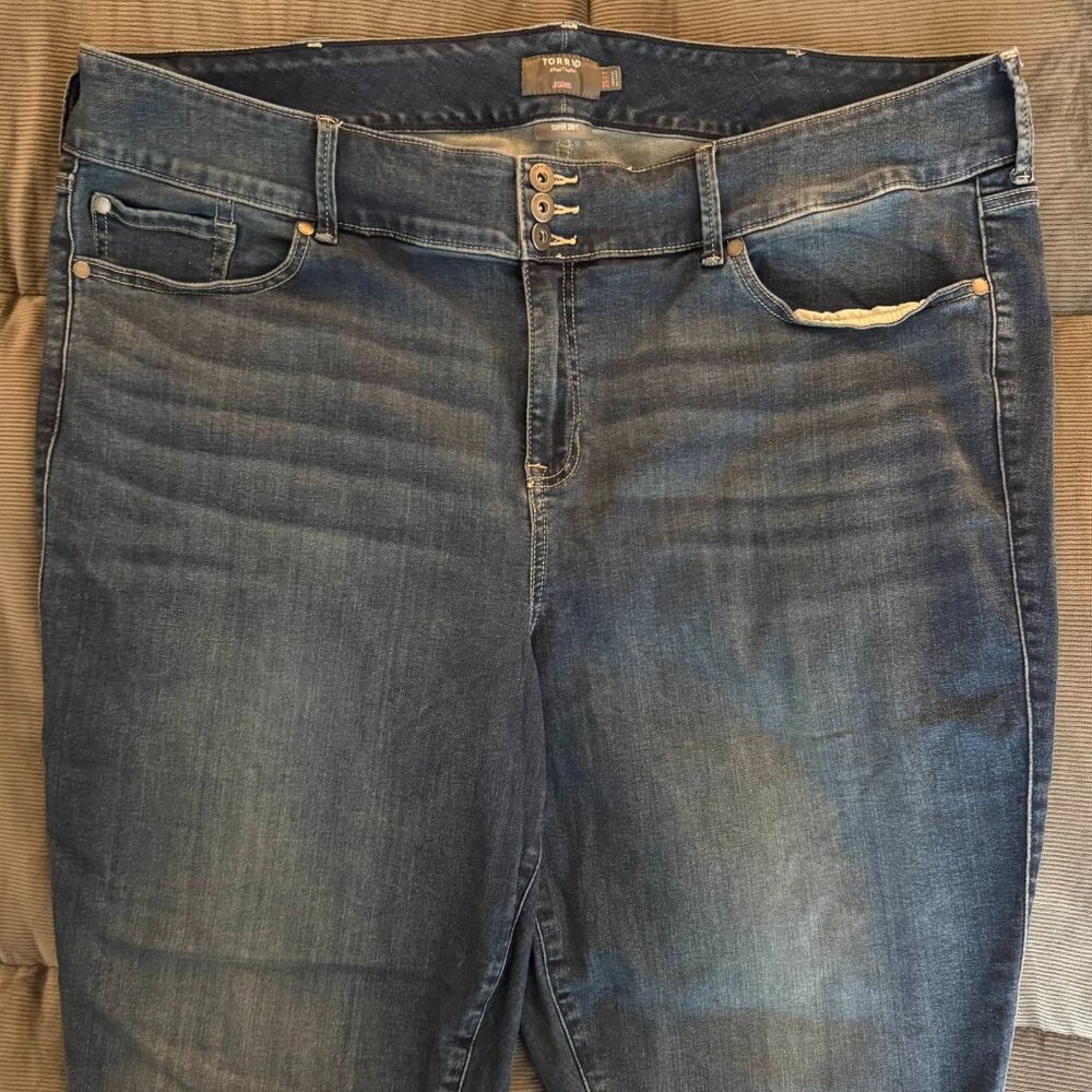 Torrid Super Soft Jeggings, 26XT, Blue